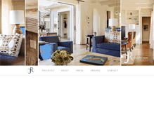Tablet Screenshot of jrobininteriors.com